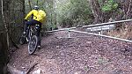 13-MTB's permitted, so Heidi takes an off road track to the summit of Mt Wellington